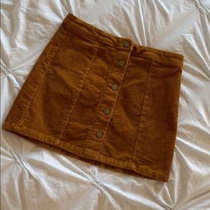 Corduroy Forever 21 Skirt